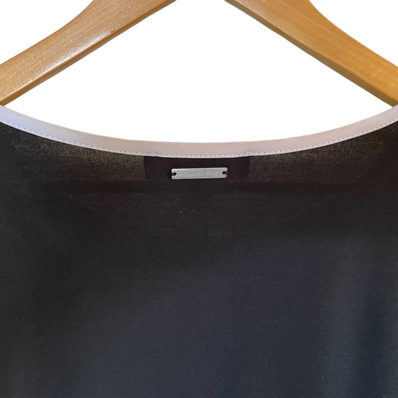 MICHAEL MICHAEL KORS Black/White Flutter Sleeve Flutter Hem Dress Extra Large - Picture 7 of 16